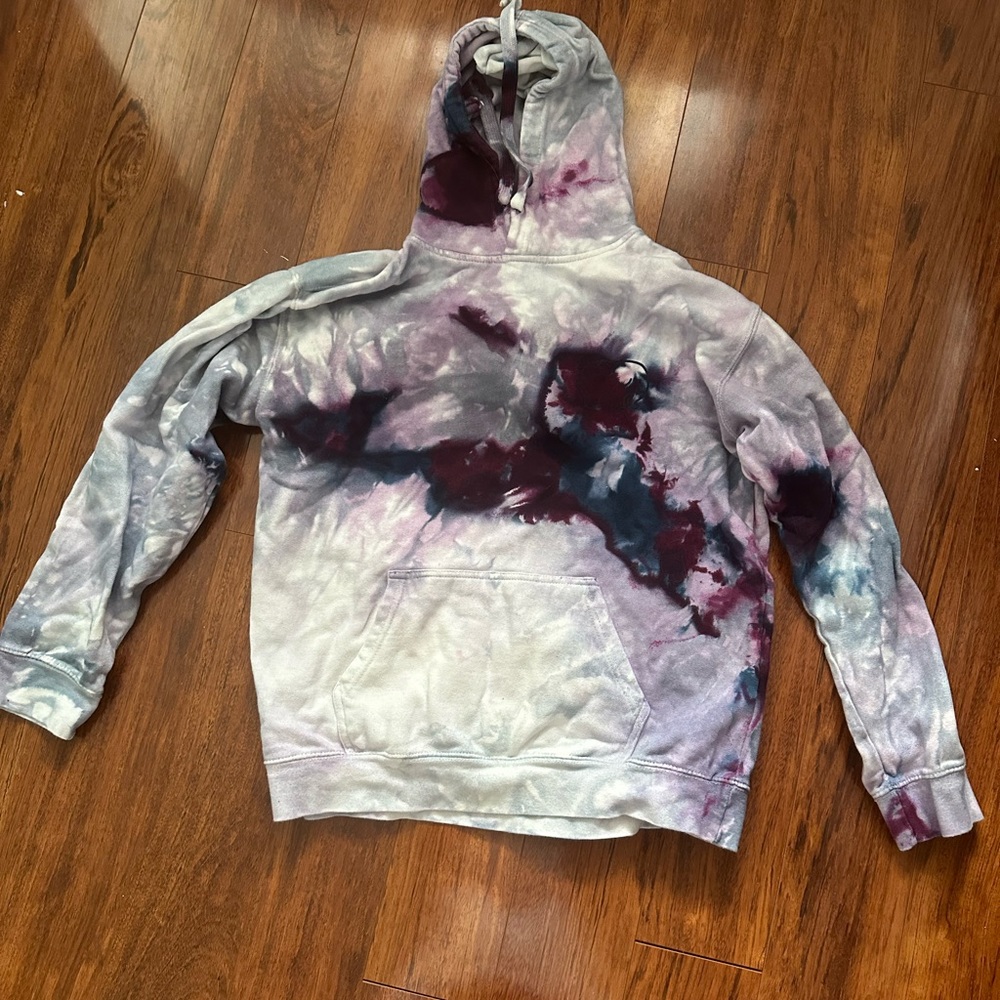 Ivory Ella tie dye hoodie